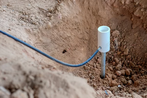 วิธีต่อสายกราวด์ ลงดิน