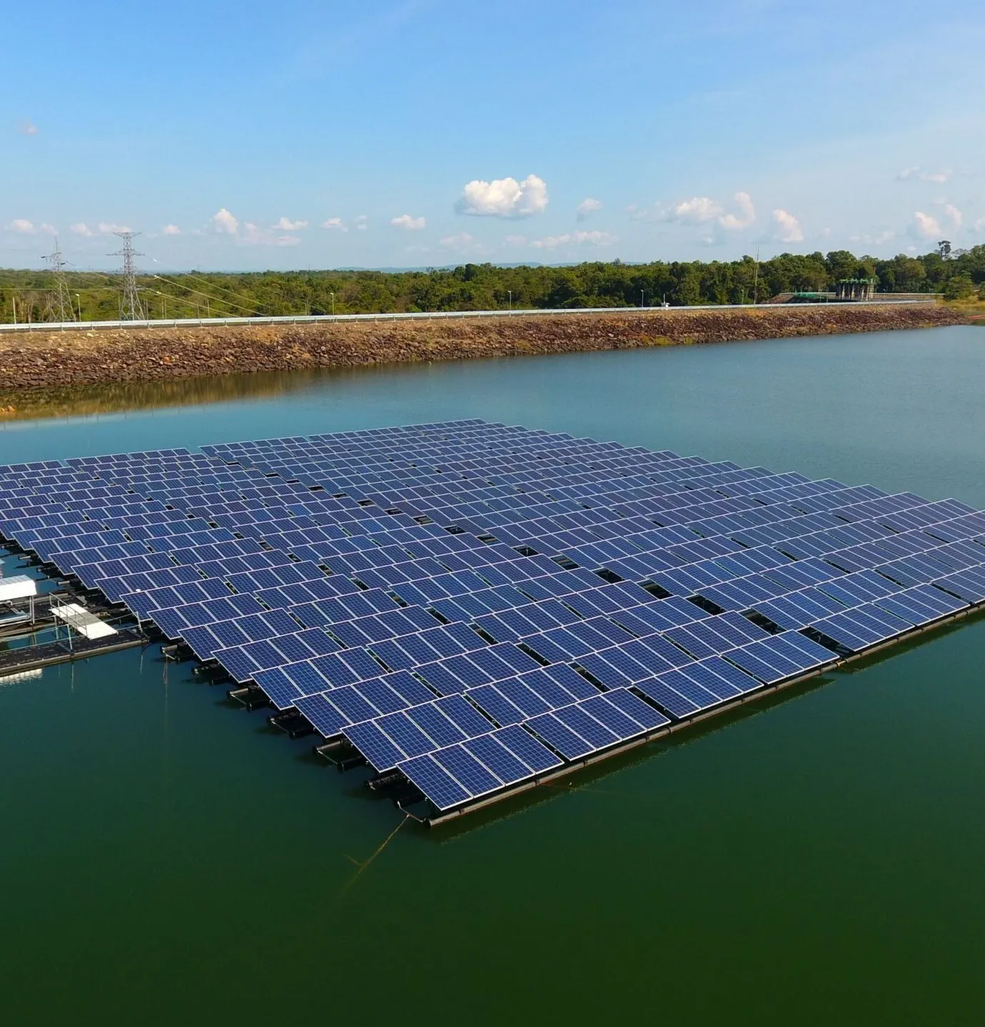 CSK รับติดตั้ง solar floating โซล่าลอยน้ำ ครบวงจร