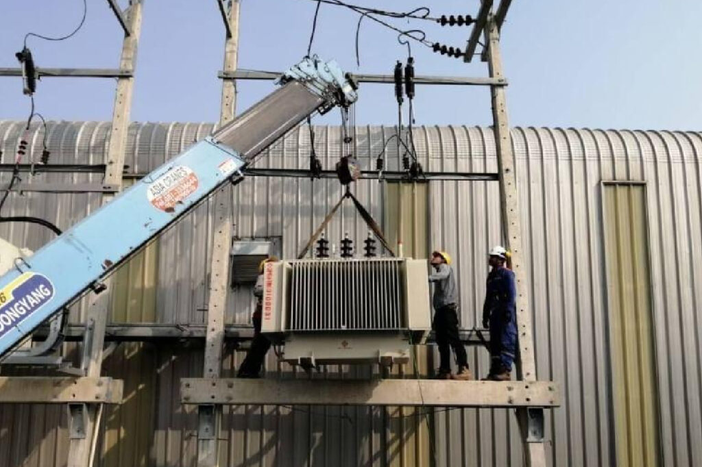 กำหนดตำแหน่งติดตั้งหม้อแปลงไฟฟ้า